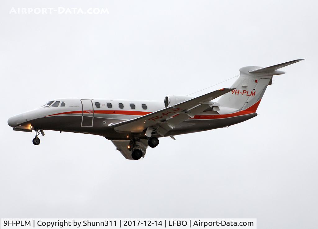 9H-PLM, 1992 Cessna 650 Citation VI C/N 650-0217, Landing rwy 32L
