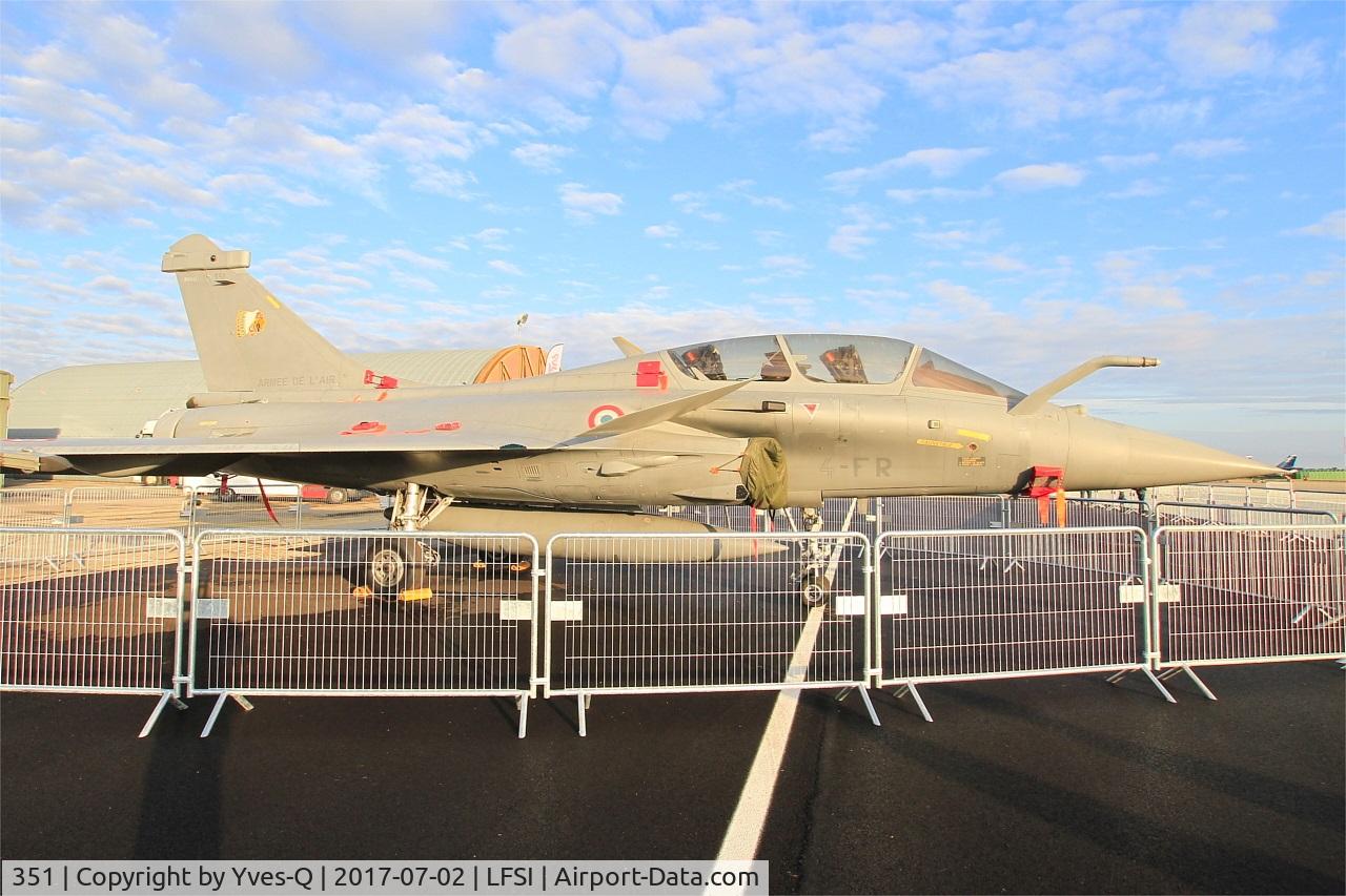 351, 2014 Dassault Rafale B C/N 351, Dassault Rafale B, Static display, St Dizier-Robinson Air Base 113 (LFSI) Open day 2017