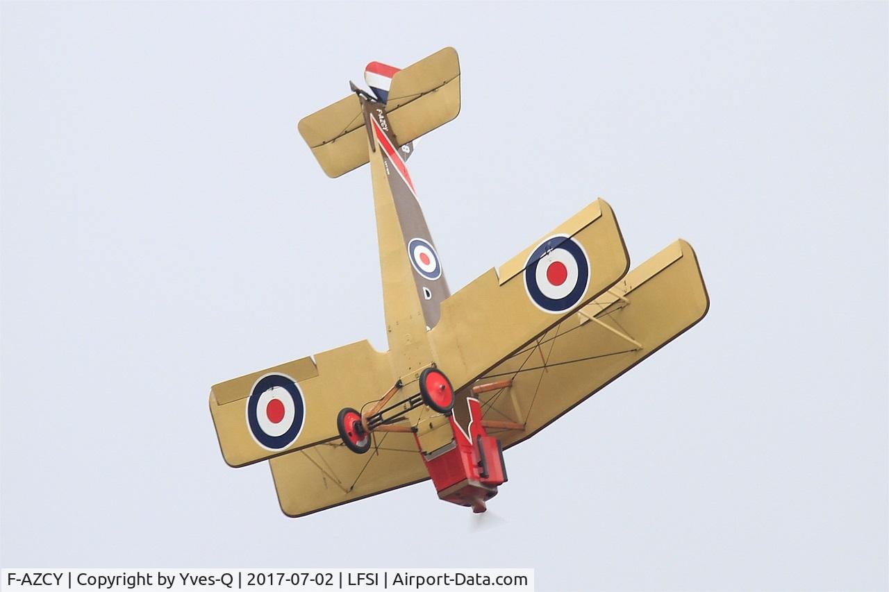 F-AZCY, Royal Aircraft Factory SE-5A Replica C/N 03, Royal Aircraft Factory SE-5A Replica, On display, St Dizier-Robinson Air Base 113 (LFSI) Open day 2017