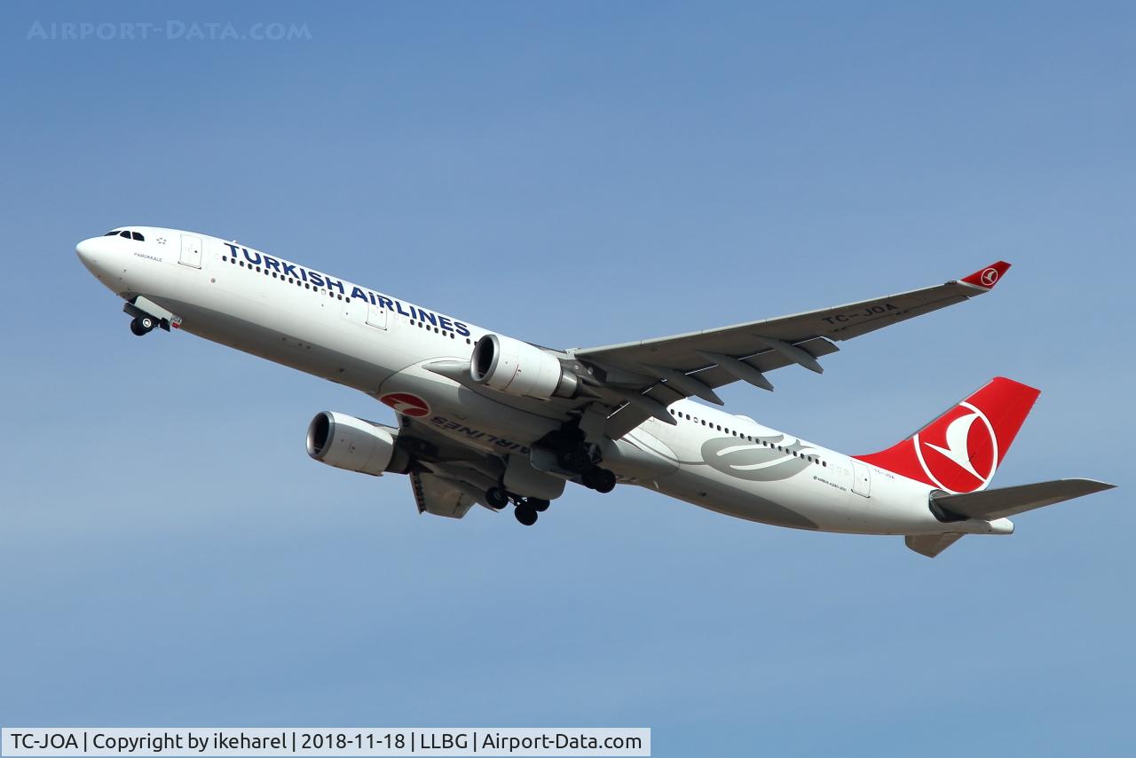 TC-JOA, 2014 Airbus A330-303 C/N 1501, Flight to Istanbul.