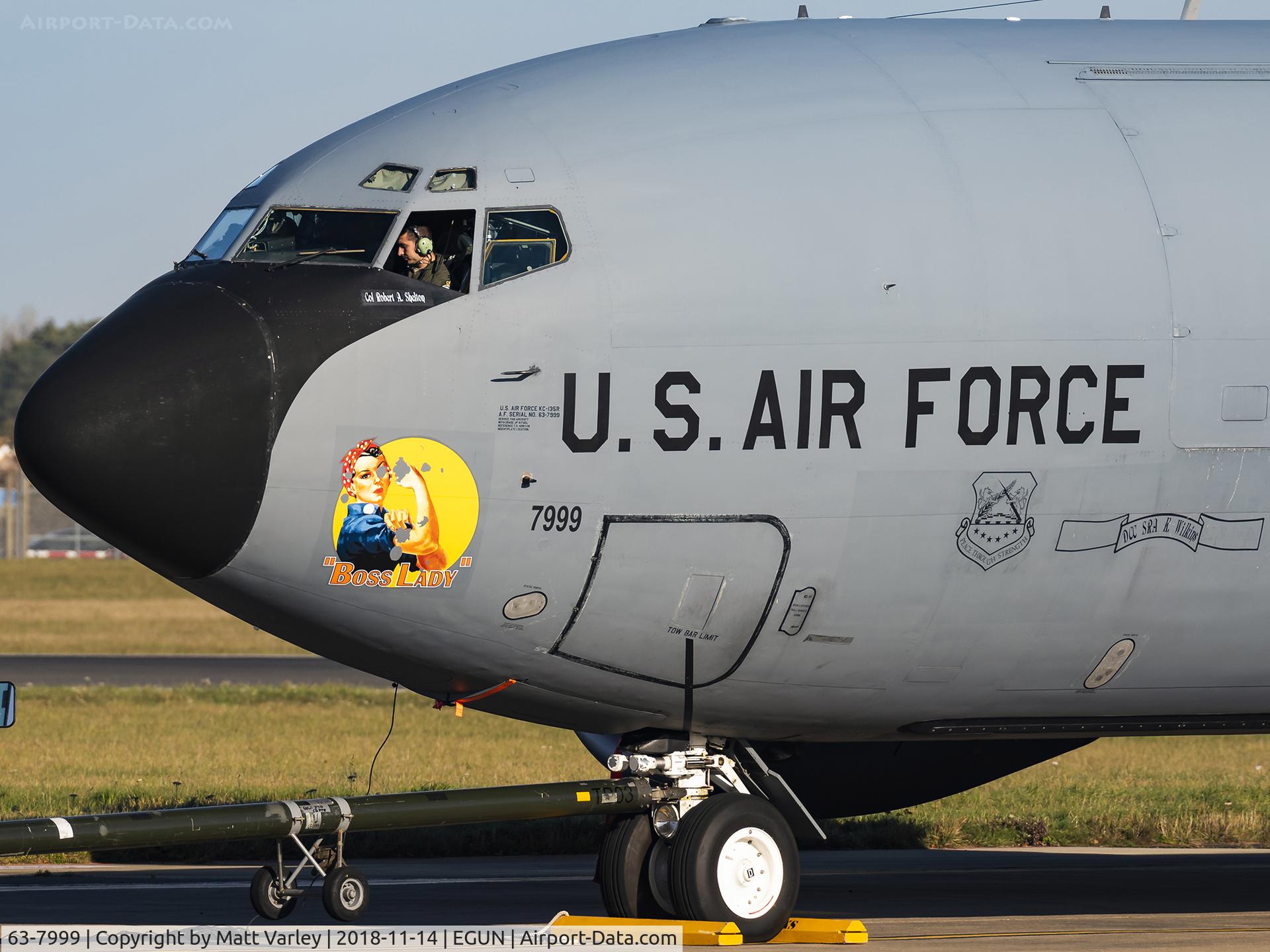 63-7999, 1963 Boeing KC-135R Stratotanker C/N 18616, 