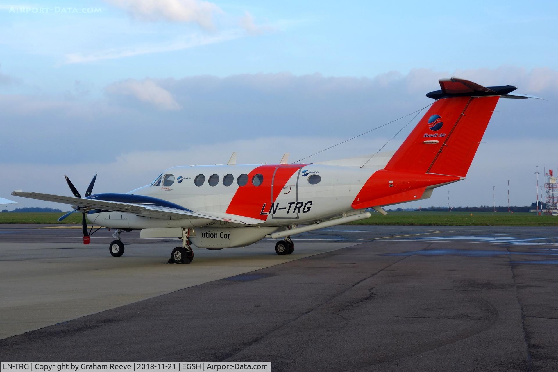 LN-TRG, 2006 Raytheon B200 King Air C/N BB-1936, Parked at Norwich.