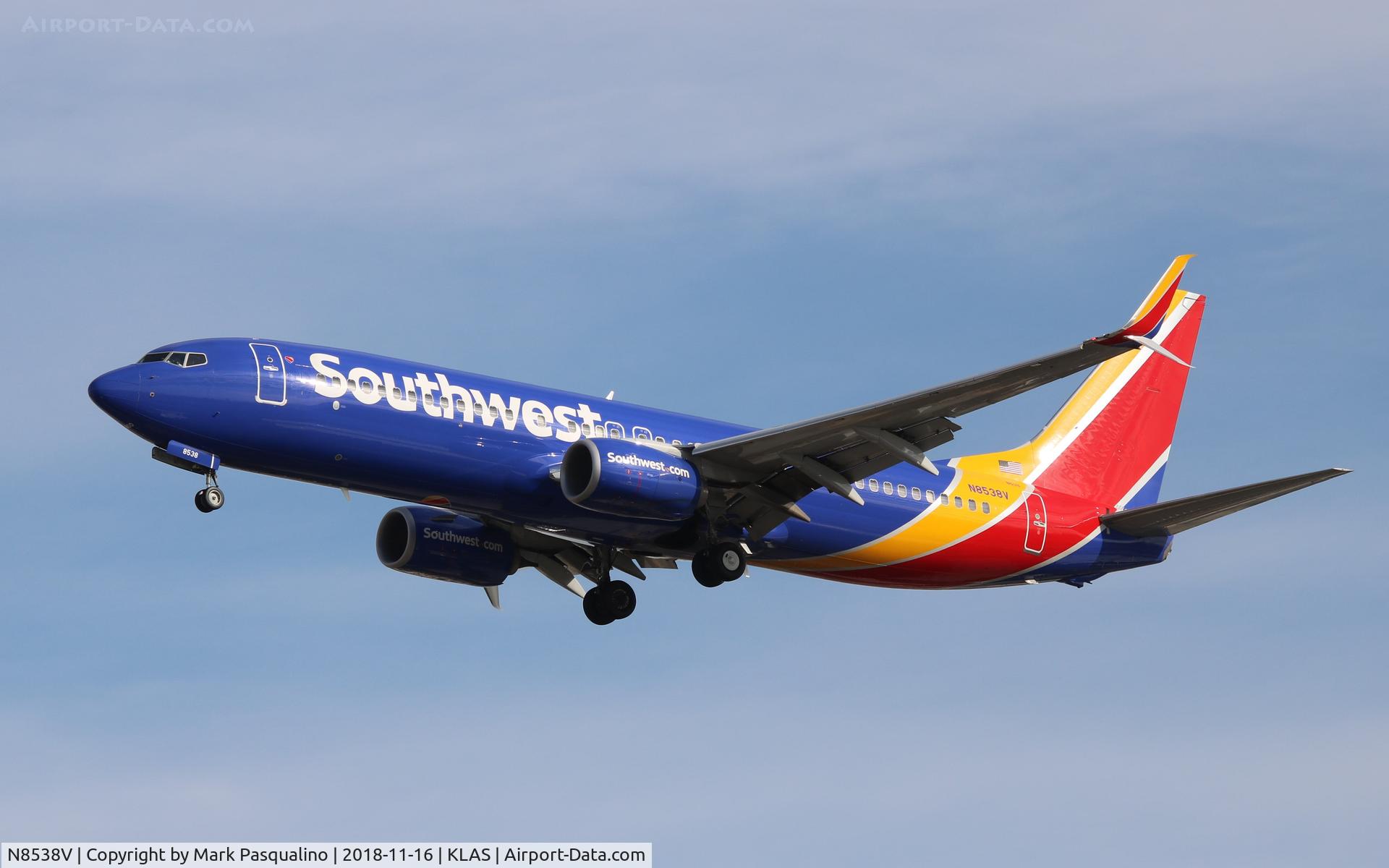 N8538V, 2017 Boeing 737-8H4 C/N 63586, Boeing 737-8H4
