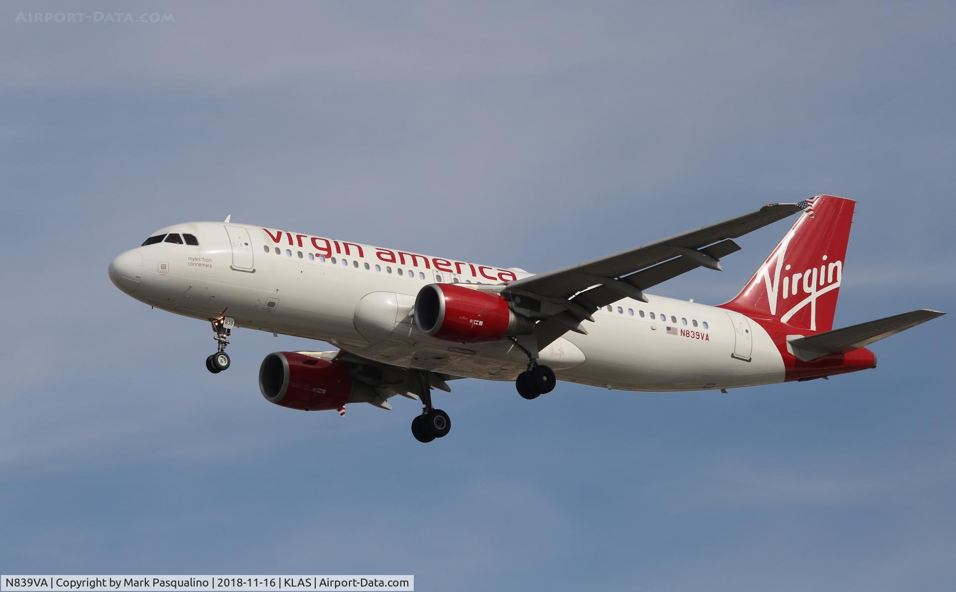 N839VA, 2011 Airbus A320-214 C/N 4610, Airbus A320-214