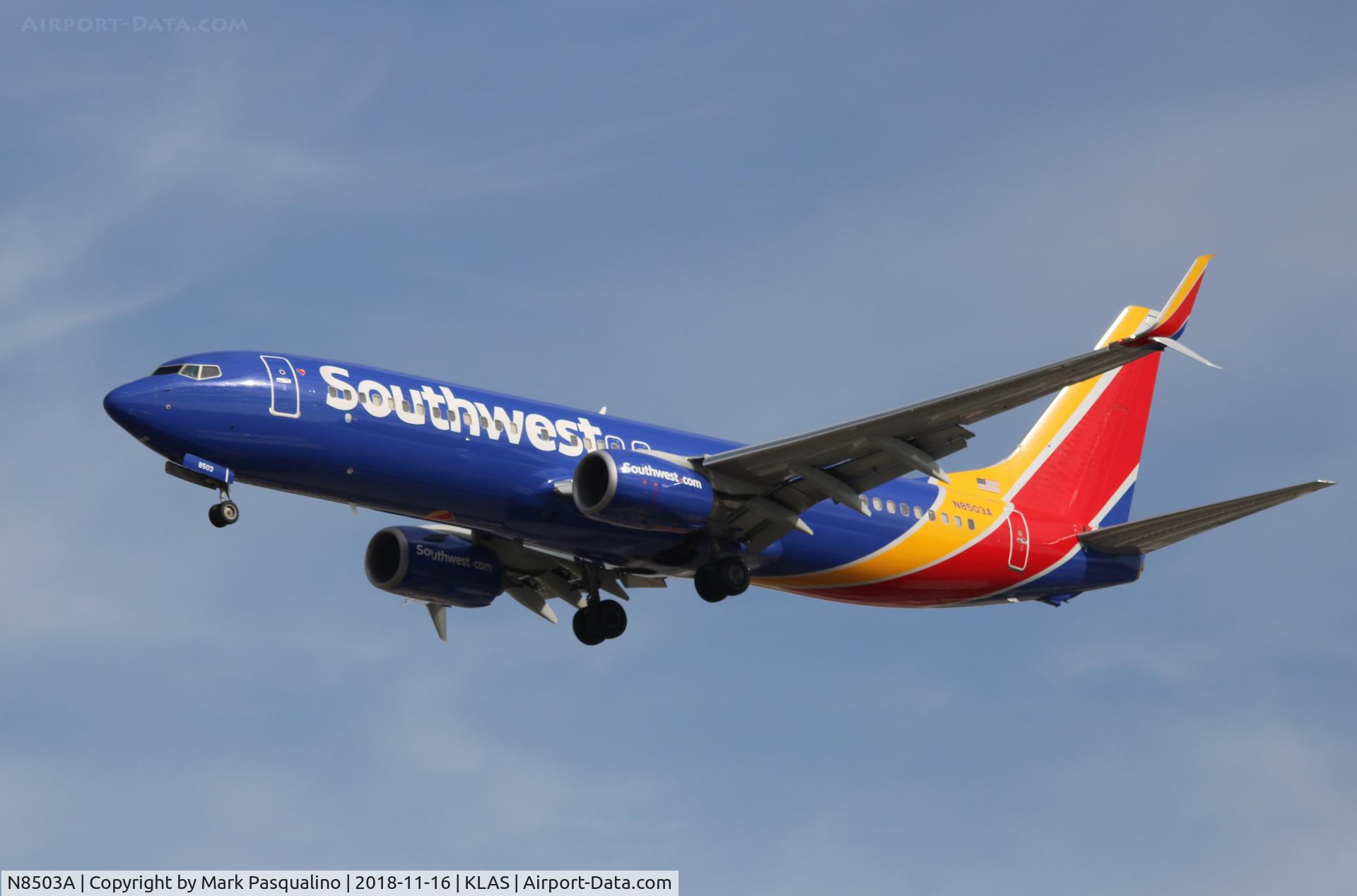 N8503A, 2016 Boeing 737-8H4 C/N 38813, Boeing 737-8H4