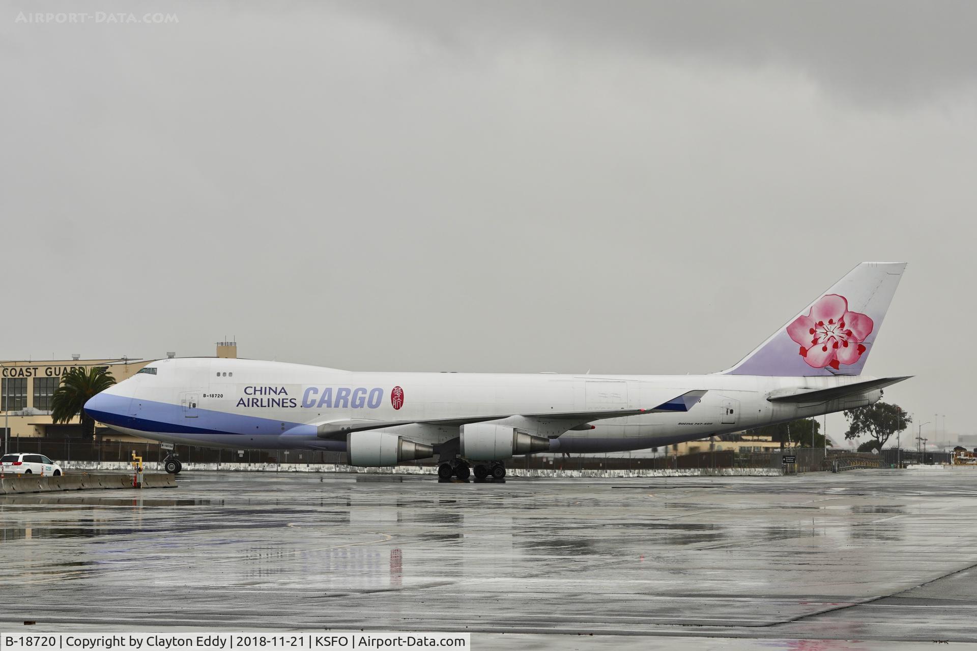 B-18720, 2005 Boeing 747-409F/SCD C/N 33733, SFO 2018.