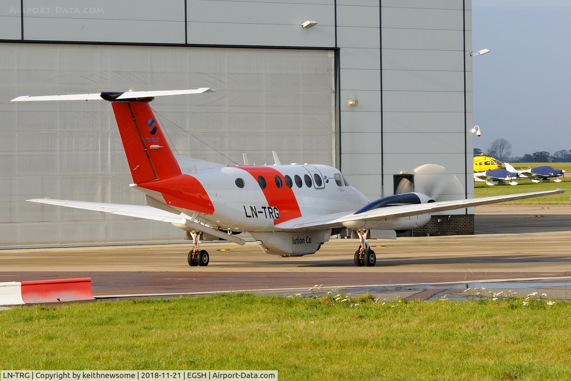 LN-TRG, 2006 Raytheon B200 King Air C/N BB-1936, Welcome Visitor.