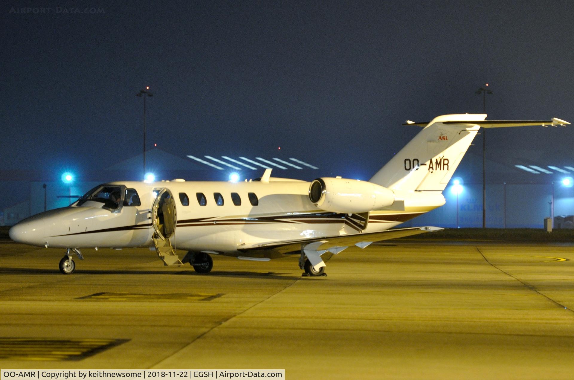 OO-AMR, 2012 Cessna 525A Citation CJ2+ C/N 525A-0495, Preparing to leave Norwich.