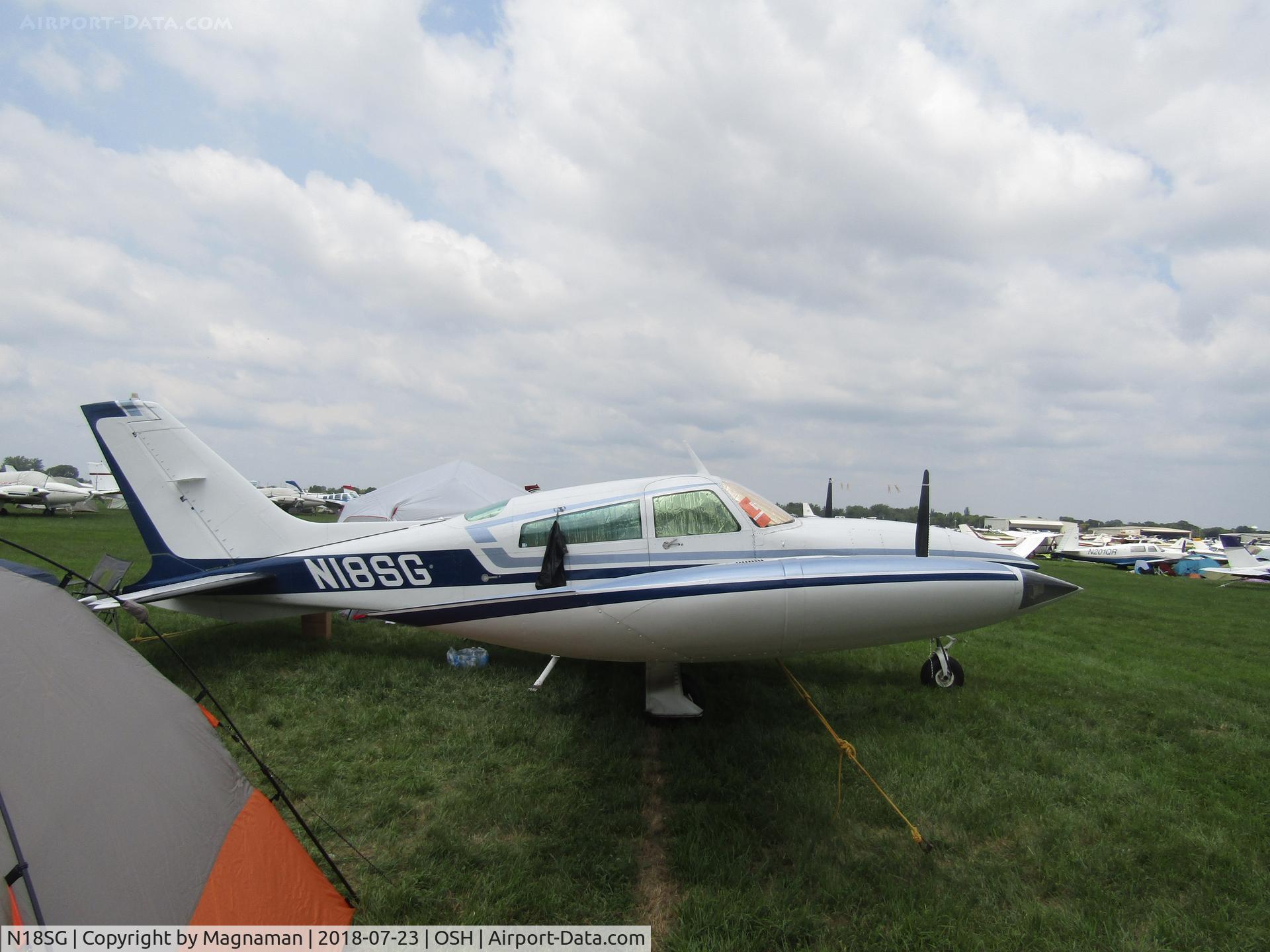 N18SG, 1975 Cessna 310R C/N 310R0560, at EAA 18