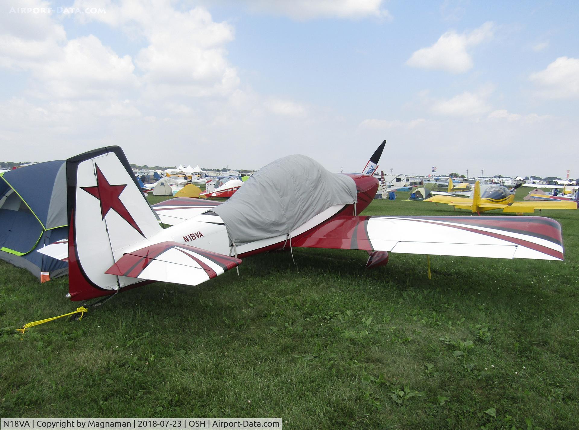 N18VA, 2014 Vans RV-8 C/N 82731, at EAA 18