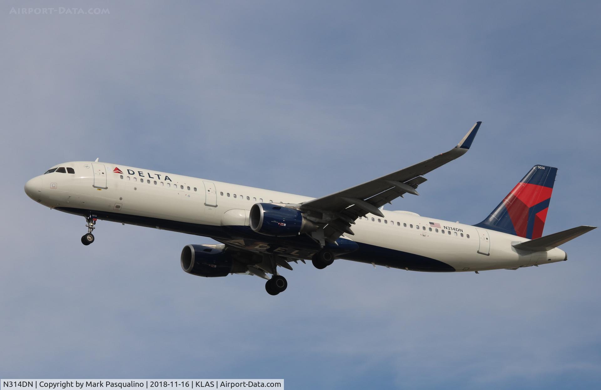 N314DN, 2016 Airbus A321-211 C/N 7281, Airbus A321-211