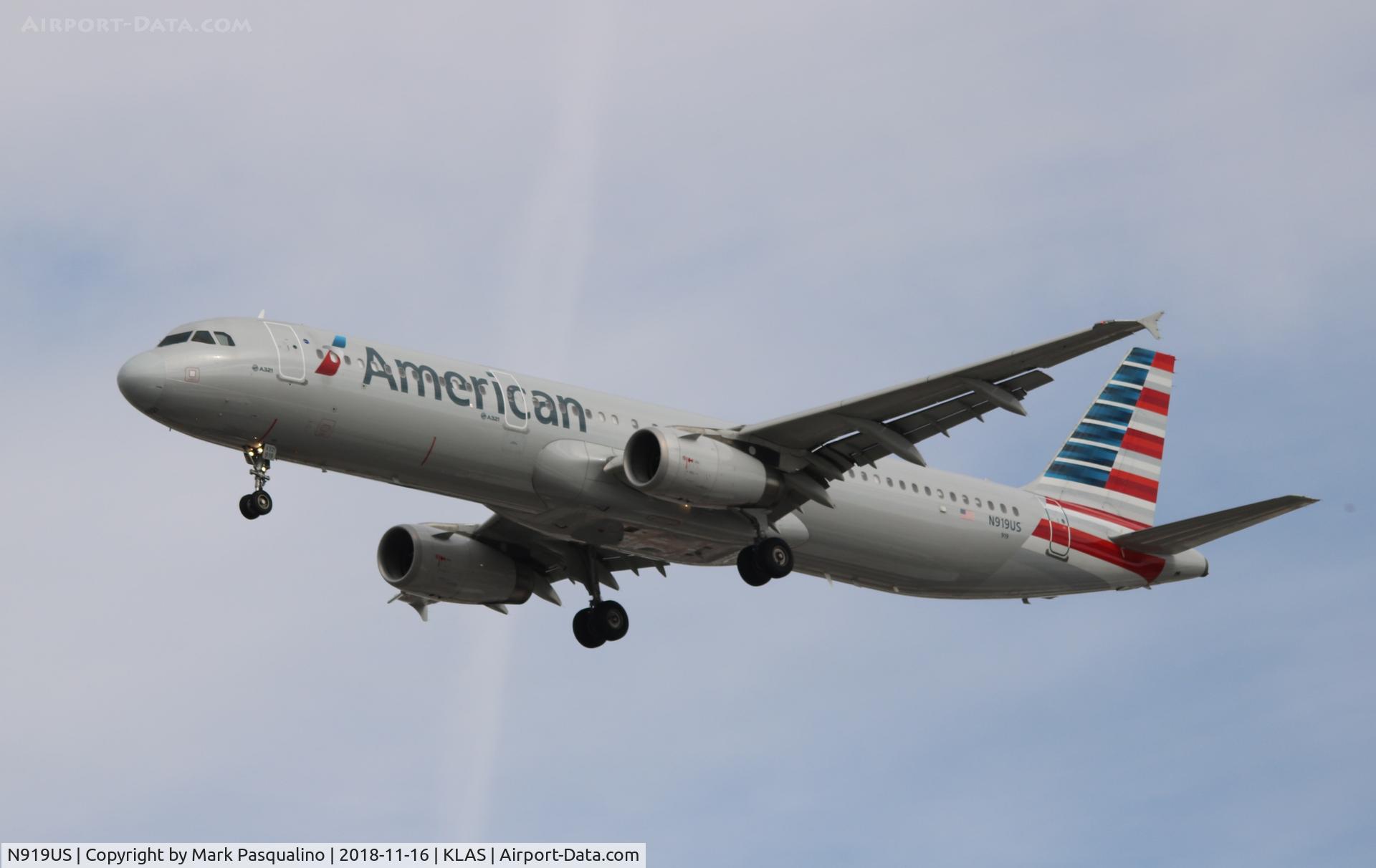 N919US, 2015 Airbus A321-231 C/N 6479, Airbus A321-231