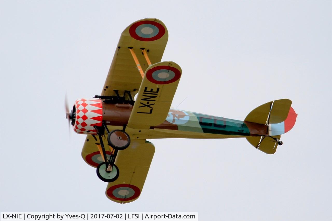 LX-NIE, 2011 Nieuport 28 C.1 Replica C/N 100, Nieuport 28 C.1 Replica, On display, St Dizier-Robinson Air Base 113 (LFSI) Open day 2017
