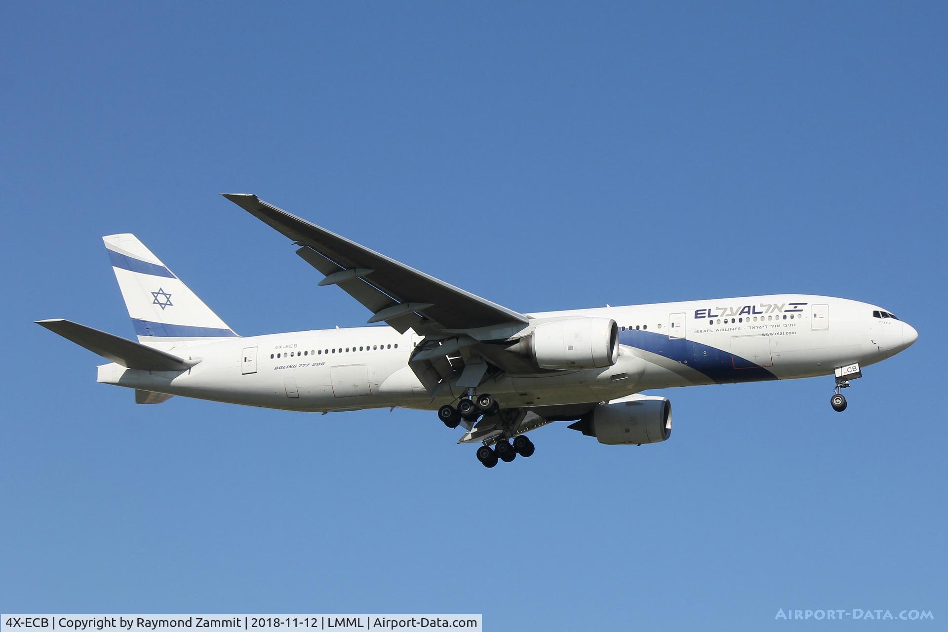 4X-ECB, 2001 Boeing 777-258/ER C/N 30832, B777 4X-ECB El Al