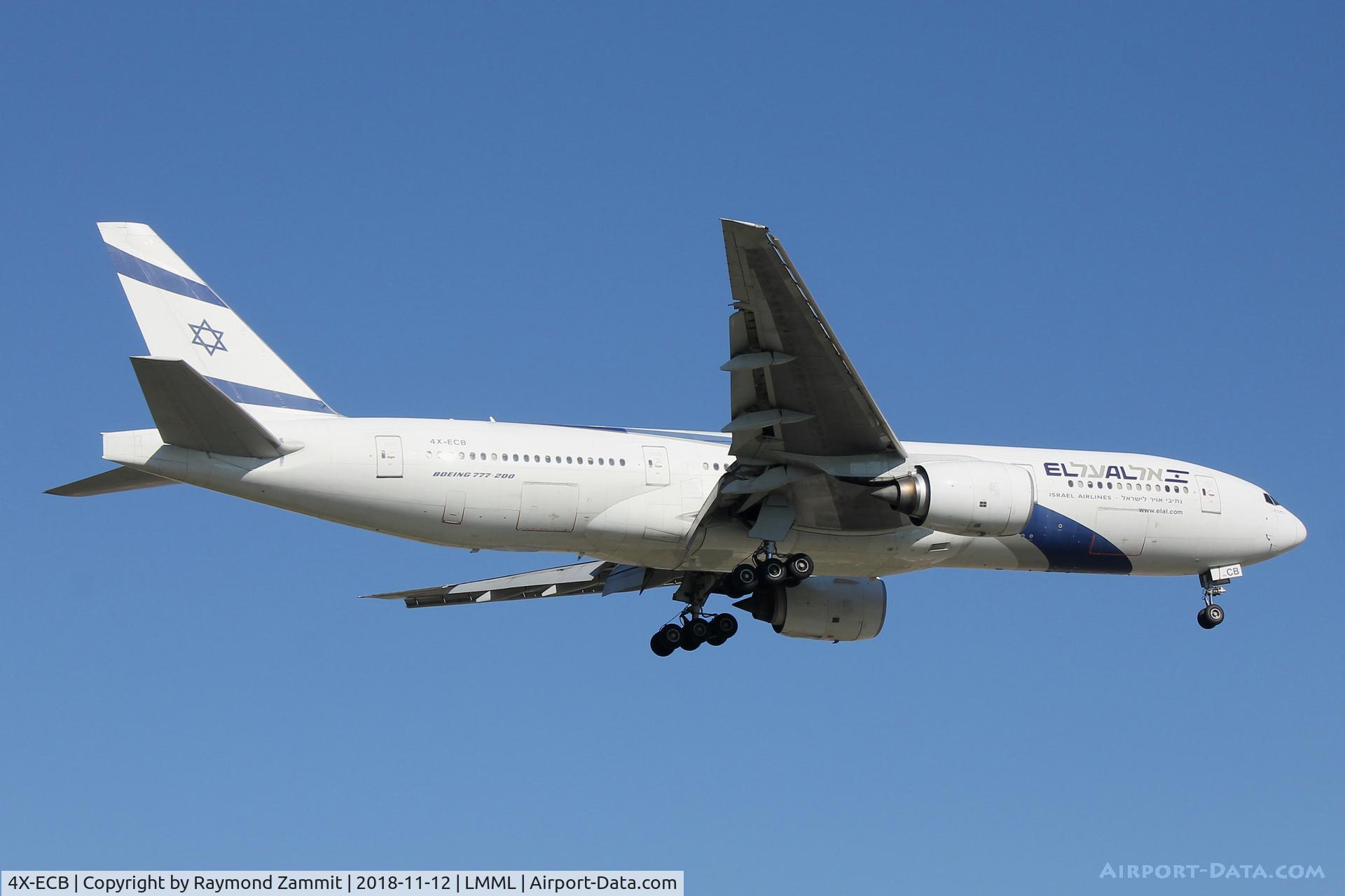 4X-ECB, 2001 Boeing 777-258/ER C/N 30832, B777 4X-ECB El Al