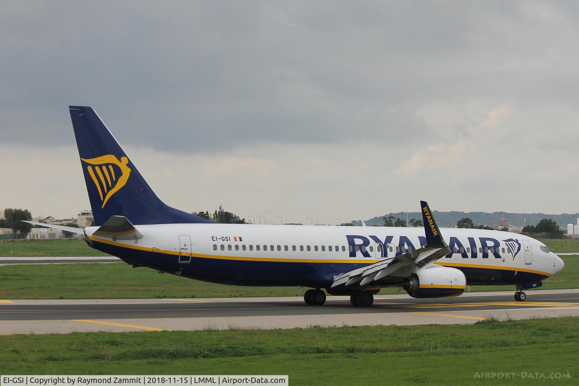 EI-GSI, 2018 Boeing 737-800 C/N 44848, B737-800 EI-GSI Ryanair