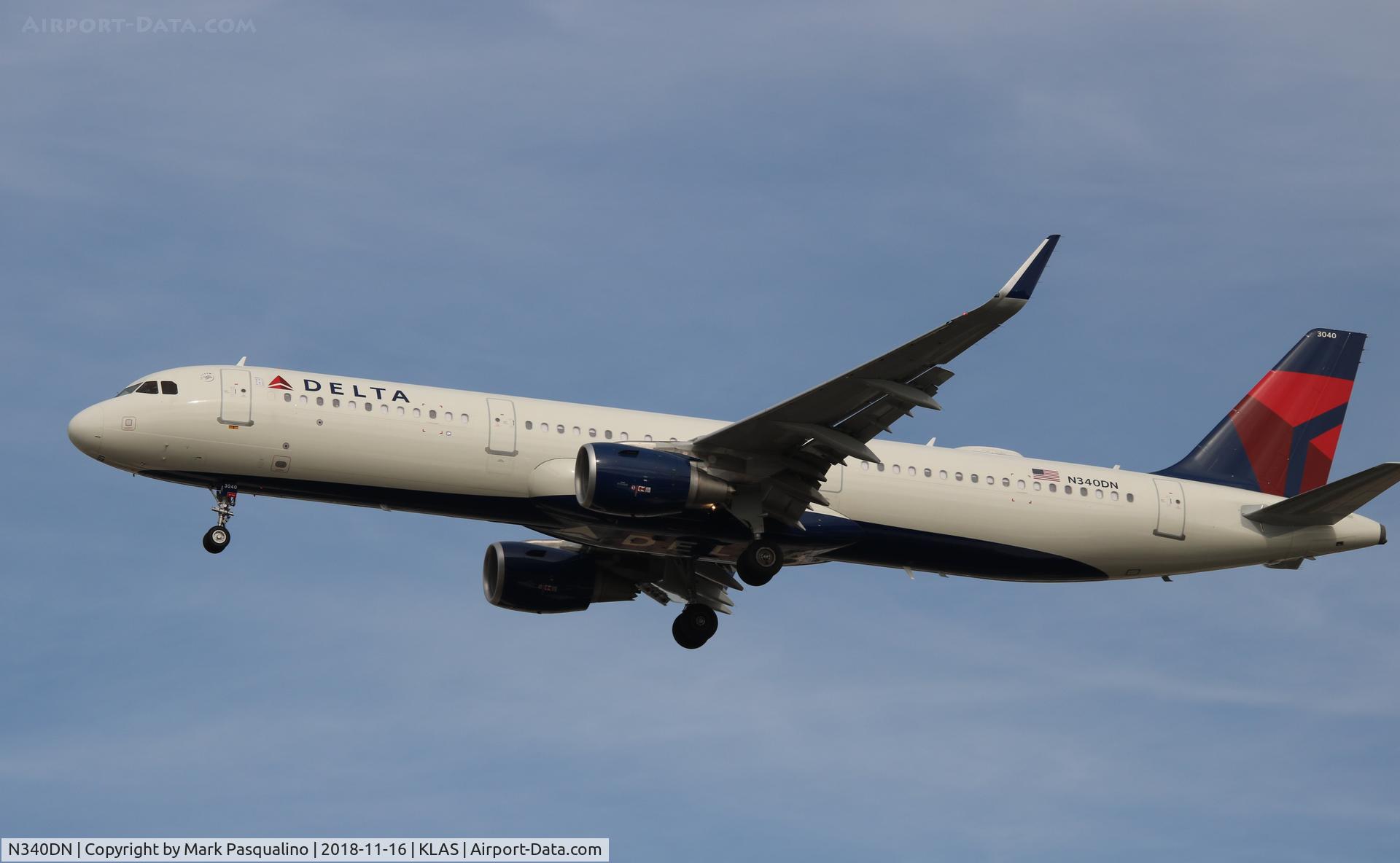 N340DN, 2018 Airbus A321-211 C/N 8180, Airbus A321-211