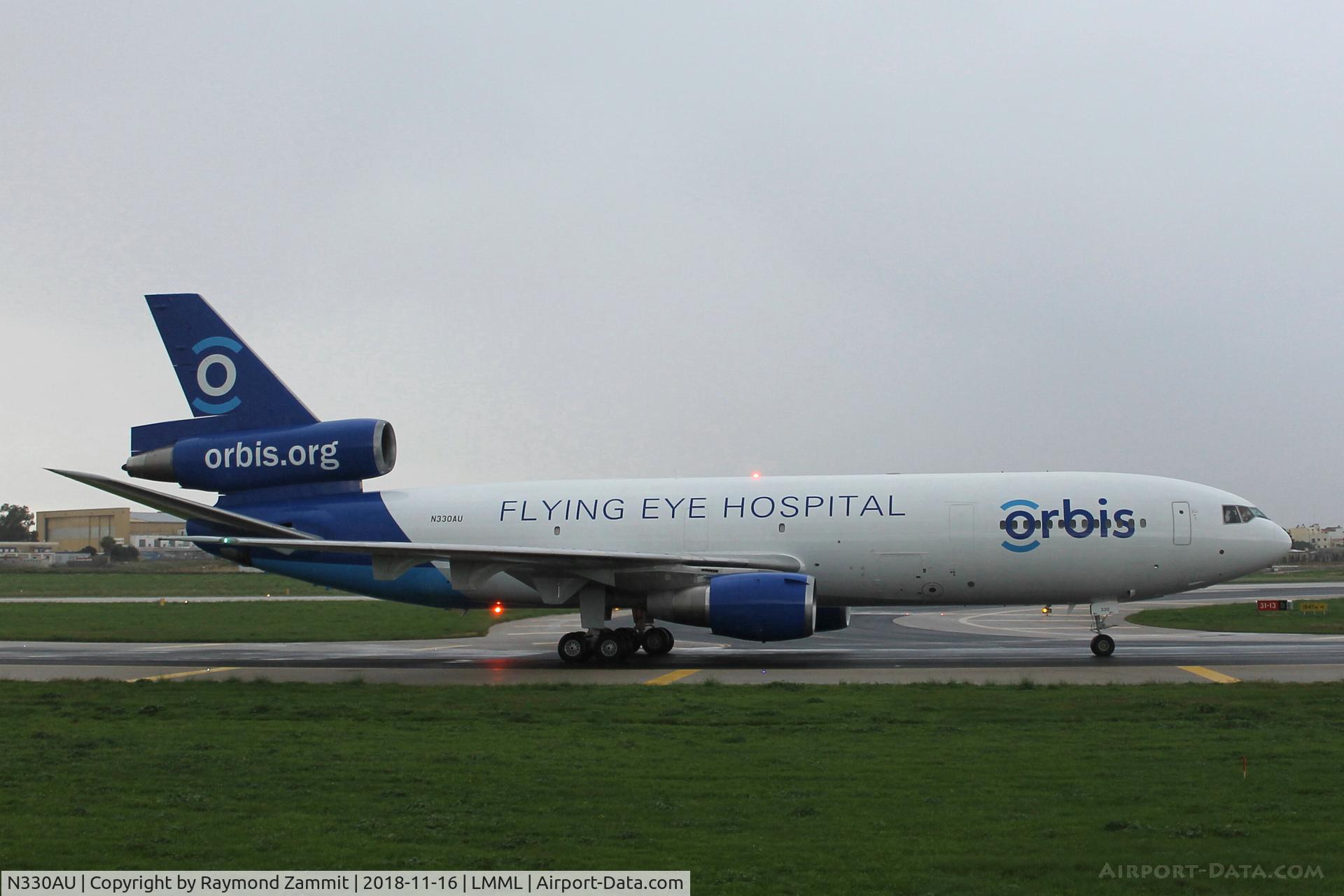 N330AU, 1973 McDonnell Douglas MD-10-30F C/N 46800, McDonnell Douglas MD10 N330AU Orbis Ophtalmic Hospital
