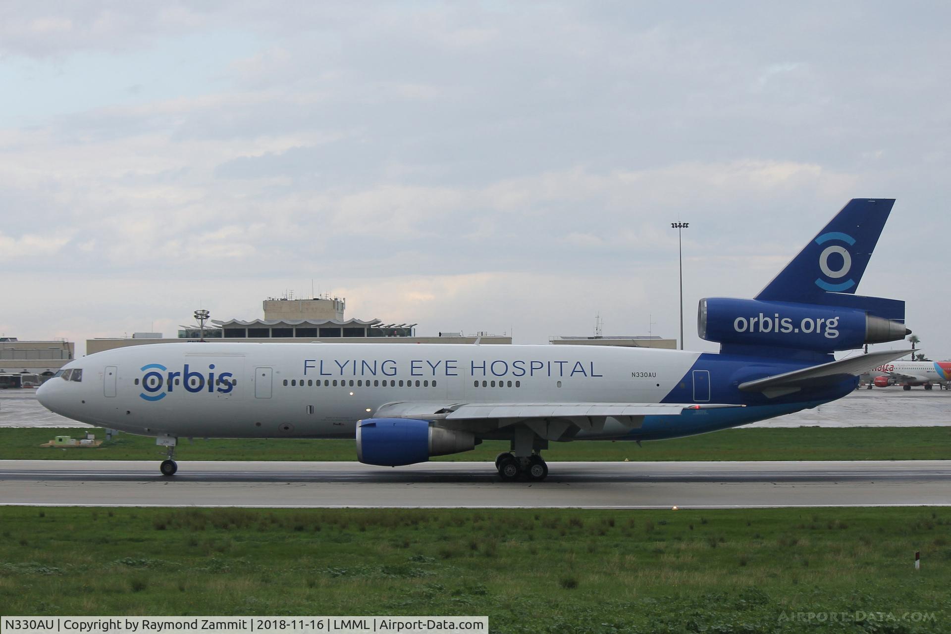 N330AU, 1973 McDonnell Douglas MD-10-30F C/N 46800, McDonnell Douglas MD10 N330AU Orbis Ophtalmic Hospital