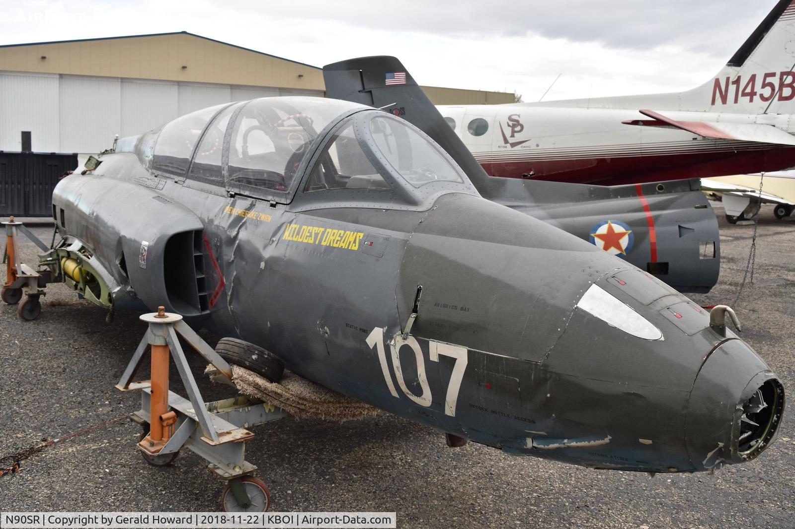 N90SR, 1966 Soko G-2 Galeb C/N FVSG23107, Looks repairable. Just need the money.
