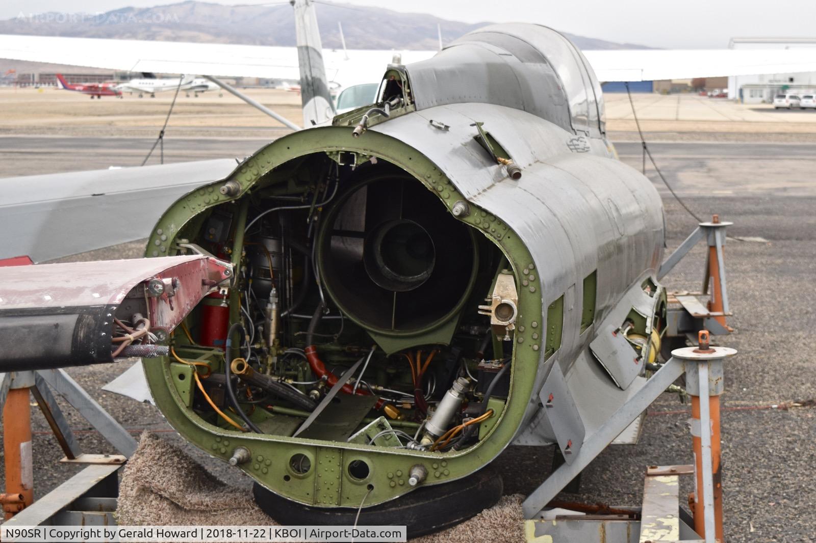 N90SR, 1966 Soko G-2 Galeb C/N FVSG23107, Hopefully it will be rebuilt.
