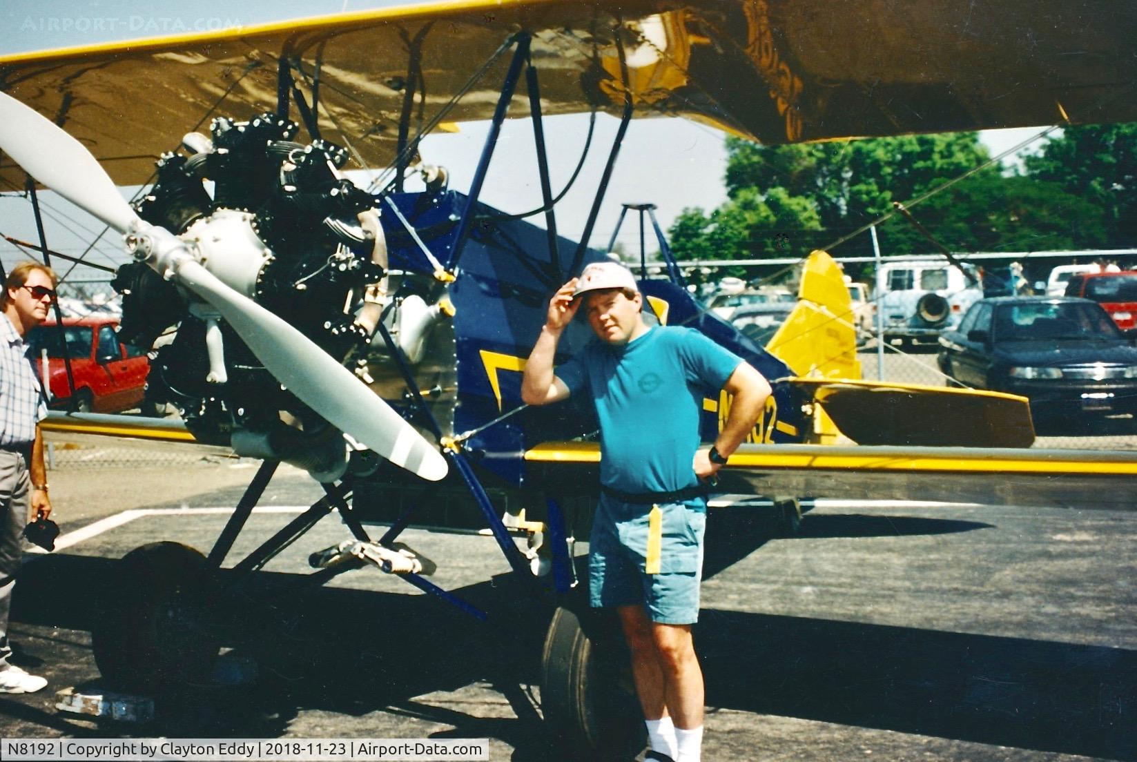 N8192, 1929 Curtiss-Wright Travel Air 4000 C/N 894, Watsonville, or Merced California fly-in 1990's