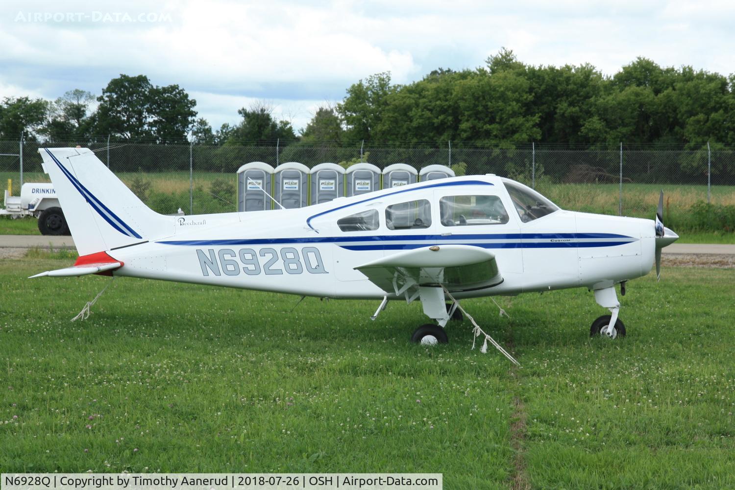 N6928Q, 1967 Beech A23A C/N M-1070, 1967 Beech A23A, c/n: M-1070