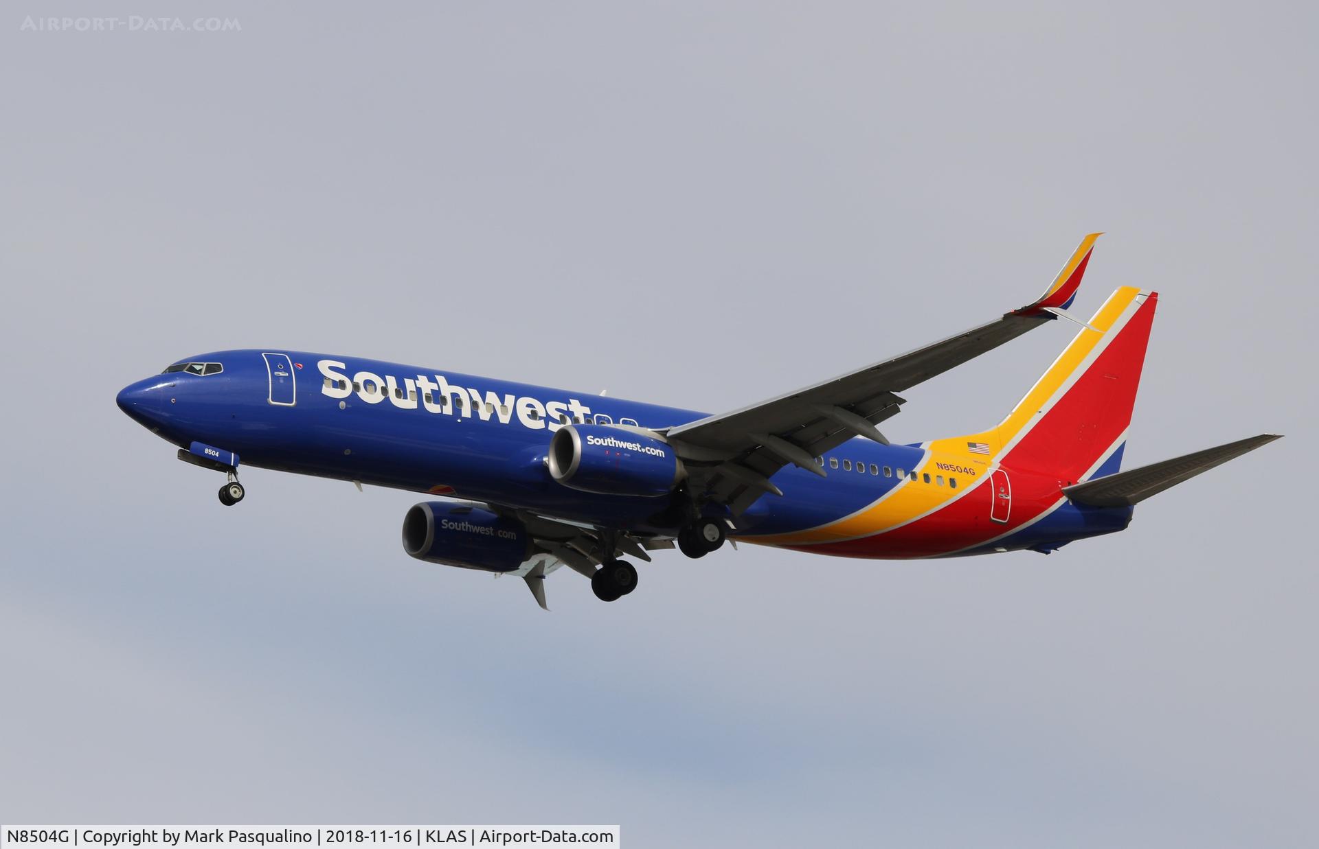 N8504G, 2016 Boeing 737-8H4 C/N 38812, Boeing 737-8H4