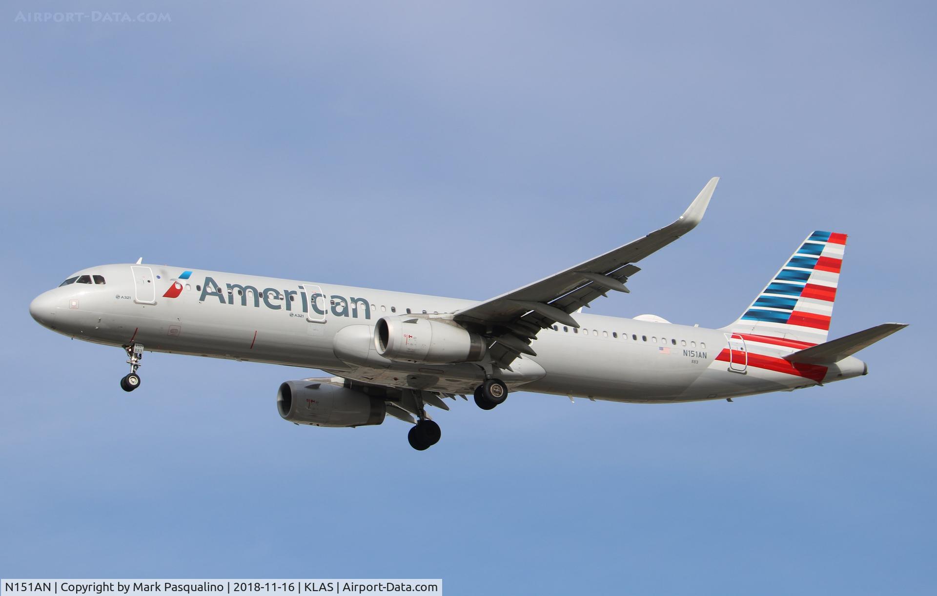 N151AN, 2015 Airbus A321-231 C/N 6840, Airbus A321-231