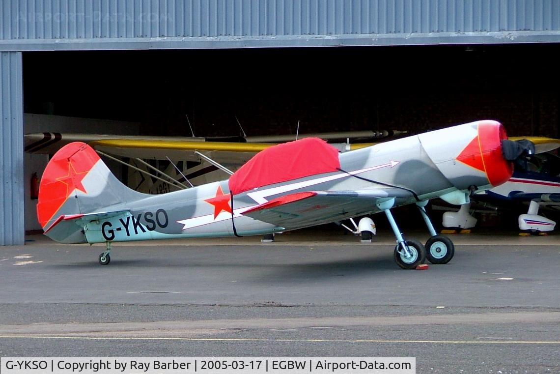 G-YKSO, 1979 Yakovlev Yak-50 C/N 791506, G-YKSO   Yakovlev Yak-50 [791506] Wellesbourne Mountford~G 17/03/2005