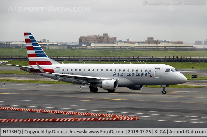 N113HQ, 2007 Embraer 175LR (ERJ-170-200LR) C/N 17000177, Embraer 175LR (ERJ-170-200LR) - American Eagle (Republic Airlines)   C/N 17000177, N113HQ