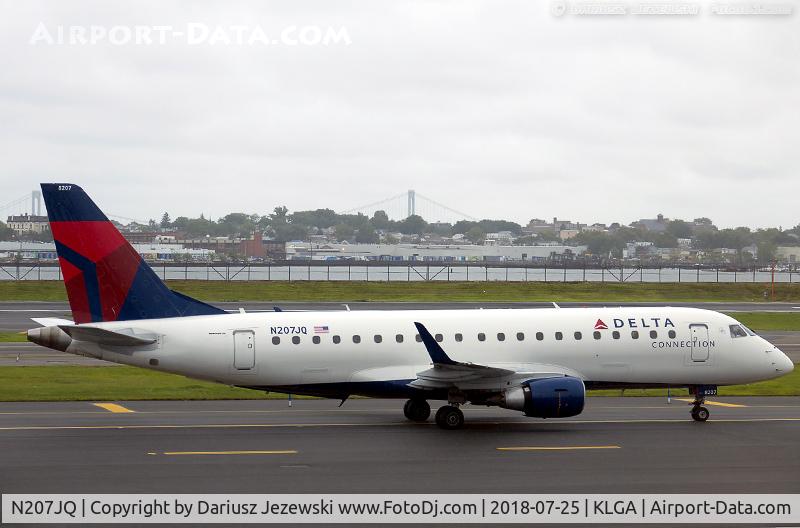 N207JQ, 2008 Embraer 175LR (ERJ-170-200LR) C/N 17000254, Embraer 175LR (ERJ-170-200LR) - Delta Connection (Shuttle America)   C/N 17000254, N207JQ