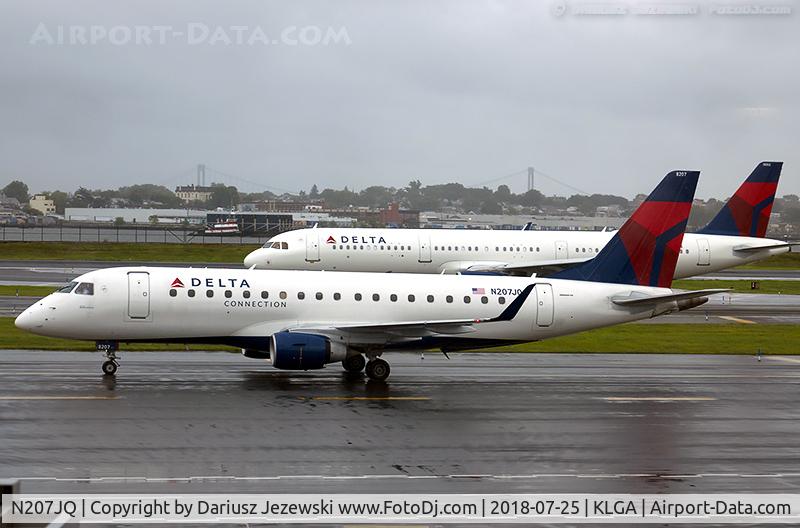 N207JQ, 2008 Embraer 175LR (ERJ-170-200LR) C/N 17000254, Embraer 175LR (ERJ-170-200LR) - Delta Connection (Shuttle America)   C/N 17000254, N207JQ