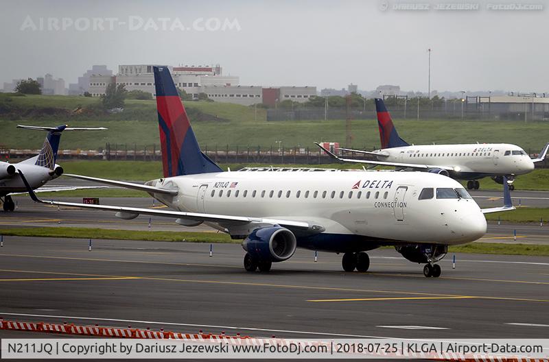 N211JQ, 2008 Embraer 175LR (ERJ-170-200LR) C/N 17000261, Embraer 175LR (ERJ-170-200LR) - Delta Connection (Shuttle America)   C/N 17000261, N211JQ