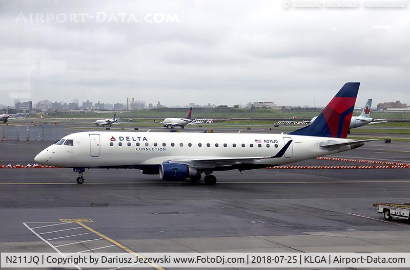 N211JQ, 2008 Embraer 175LR (ERJ-170-200LR) C/N 17000261, Embraer 175LR (ERJ-170-200LR) - Delta Connection (Shuttle America)   C/N 17000261, N211JQ