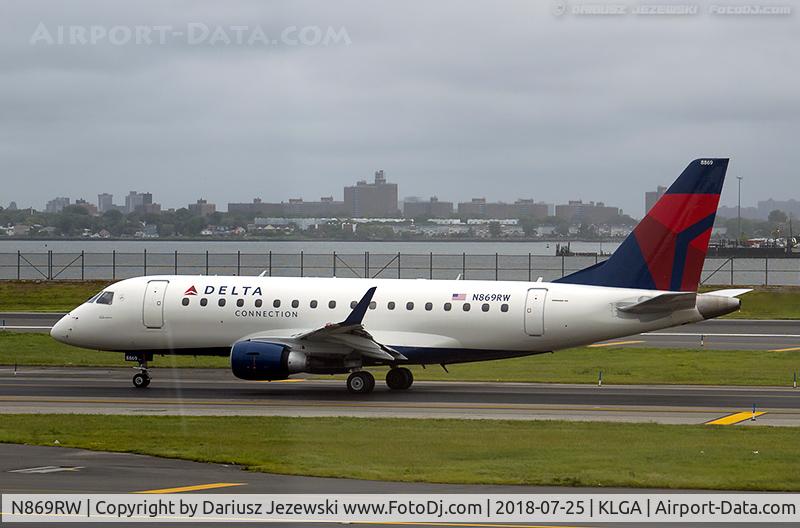 N869RW, 2006 Embraer 170SE (ERJ-170-100SE) C/N 17000133, Embraer 170SE (ERJ-170-100SE) - Delta Connection (Shuttle America)   C/N 17000133, N869RW