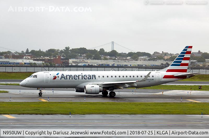 N950UW, 2007 Embraer ERJ-190-100 IGW 190AR C/N 19000106, Embraer 190AR (ERJ-190-100IGW) - US Airways (American Airlines)   C/N 19000106, N950UW