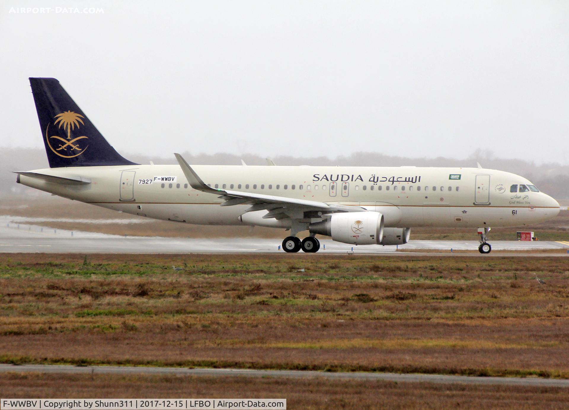 F-WWBV, 2017 Airbus A320-214 C/N 7927, C/n 7927 - To be HZ-AS61
