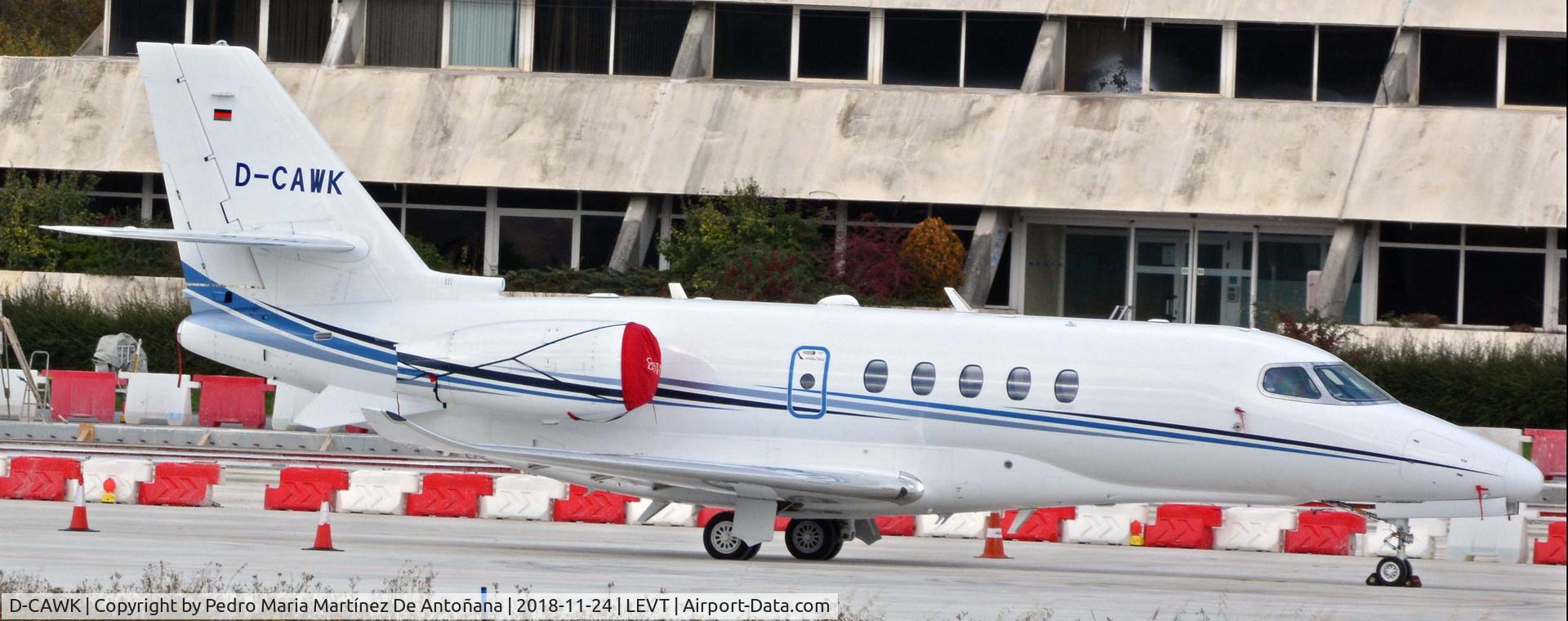 D-CAWK, 2017 Cessna 680A Citation Latitude C/N 680A-0107, Foronda - Vitoria-Gasteiz - Euskadi - España