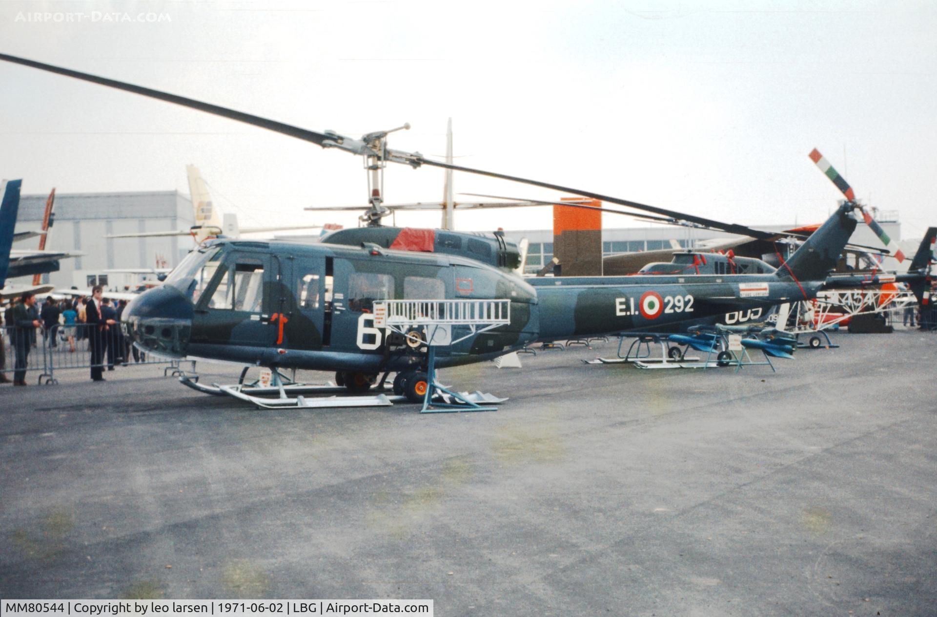 MM80544, Agusta-Bell 205A-1 ( Iroquois ) C/N 4158, Paris Air Show LBG 2.6.1971