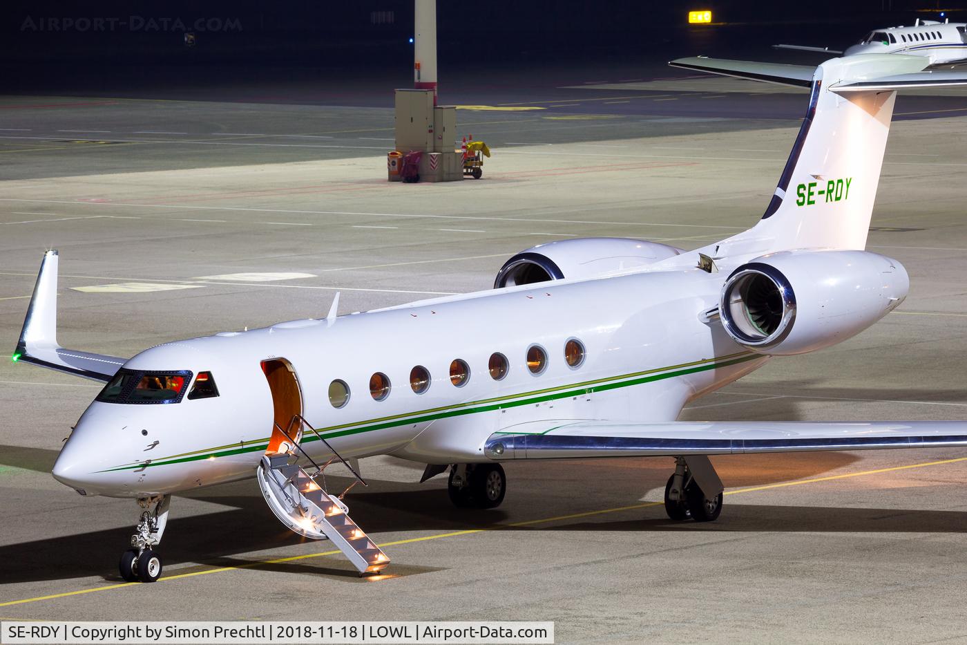 SE-RDY, 2005 Gulfstream Aerospace V-SP G550 C/N 5080, SE-RDY @ Linz Airport
