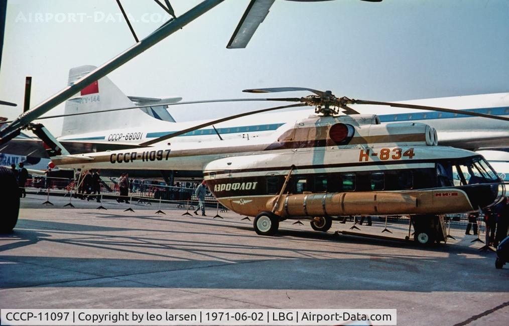CCCP-11097, Mil Mi-8P Hip B C/N 88823, LBG Paris Air Show 2.6.1971