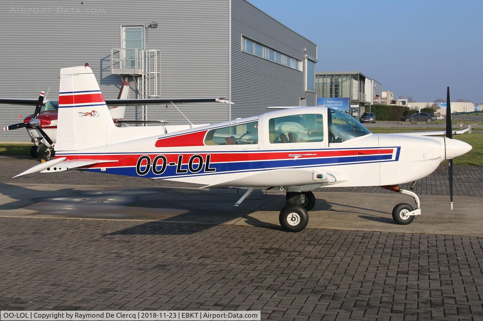 OO-LOL, 1975 Grumman American AA-5B Tiger C/N AA5B-0197, At Wevelgem.