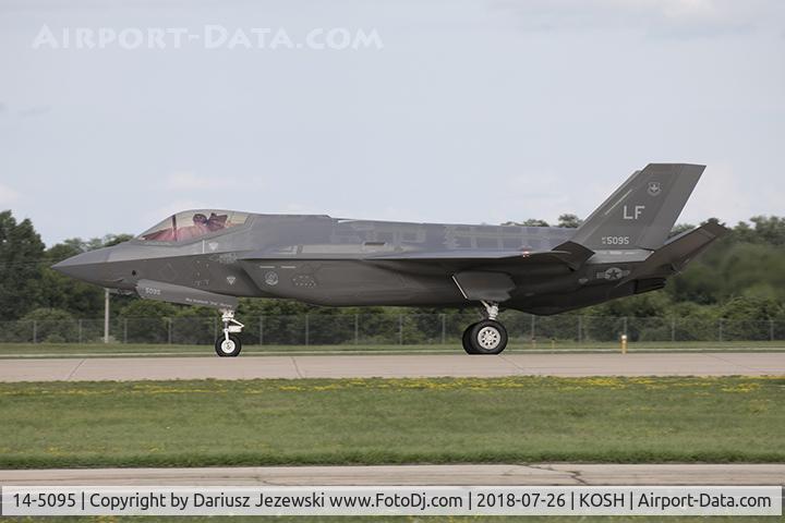 14-5095, 2014 Lockheed Martin F-35A Lightning II C/N AF-96, F-35A Lightning II 14-5095 LF from 62nd FS 