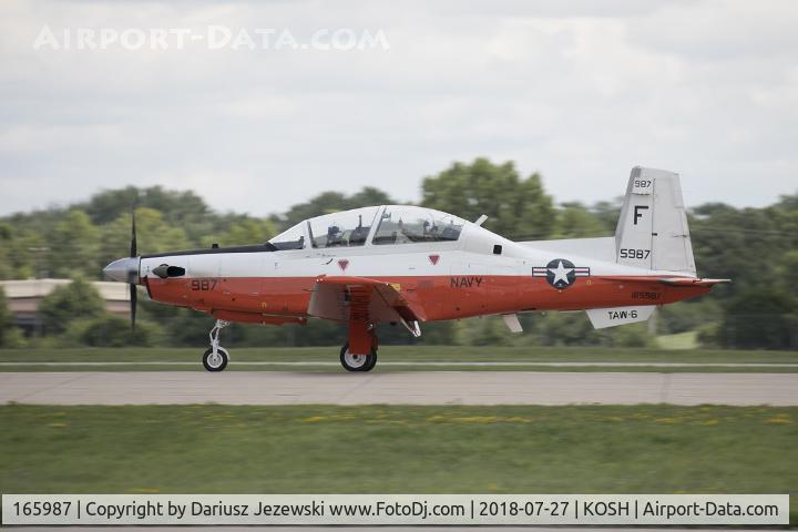 165987, Raytheon T-6A Texan II C/N PT-157, T-6A Texan II 165987 F-987 from VT-10 