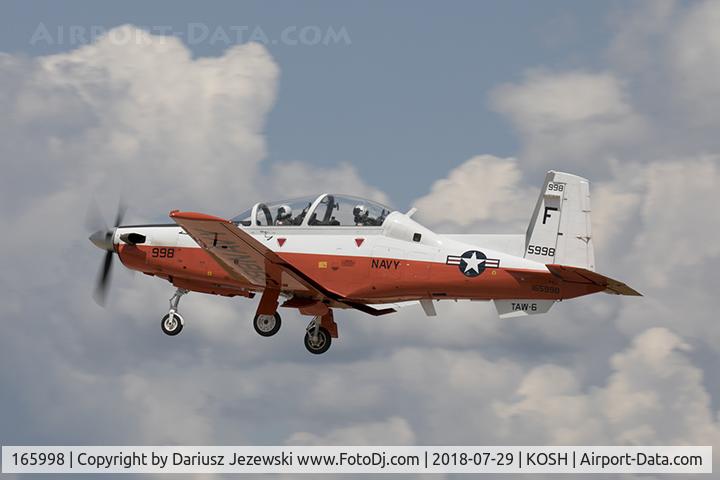 165998, 2002 Raytheon T-6A Texan II C/N PT-210, T-6A Texan II 165998 F-998 from VT-10 