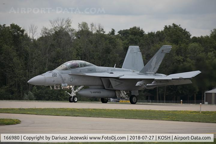 166980, Boeing F/A-18F Super Hornet C/N F255, F/A-18F Super Hornet 166980 XE-222 from VX-9 