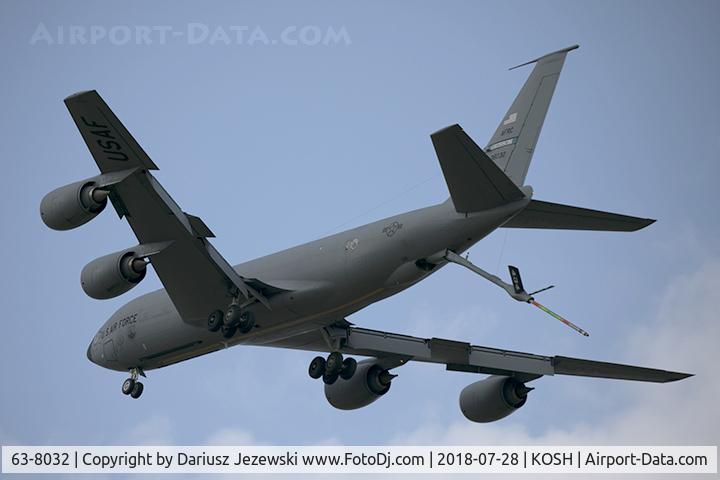 63-8032, 1963 Boeing KC-135R Stratotanker C/N 18649, KC-135R Stratotanker 63-8032  from 72nd ARS 434th OG Grissom JARB, IN