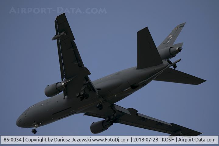 85-0034, 1985 McDonnell Douglas KC-10A Extender C/N 48239, KC-10A Extender 85-0034  from 2nd ARS 