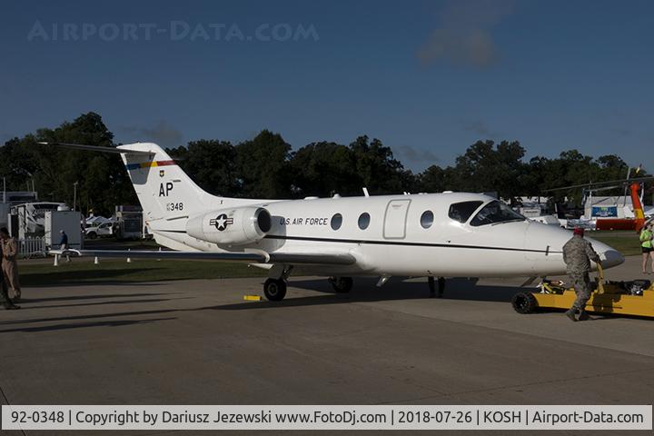 92-0348, 1992 Beechcraft T-1A Jayhawk C/N TT-62, T-1A Jayhawk 92-0348 AP from 451st FTS 479th FTG NAS Pensacola, FL